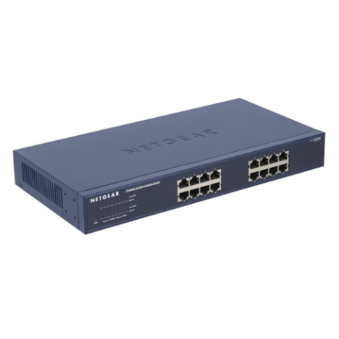 16 Port Gigabit Ethernet Switch - Rackmountable - Touch 365